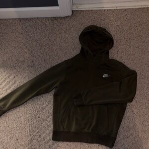 Nike Dark Green Pullover Hoodie